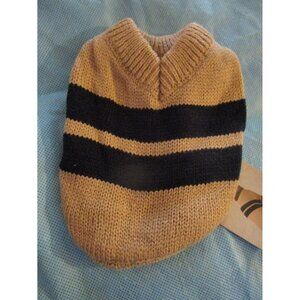 New Zack & Zoey Ivy League Sweater Camel Dog Puppy XXS XX-Small